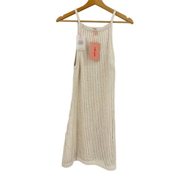 NEW Cult Gaia Yara Crochet Dress Sz M Off White - Picture 6 of 15